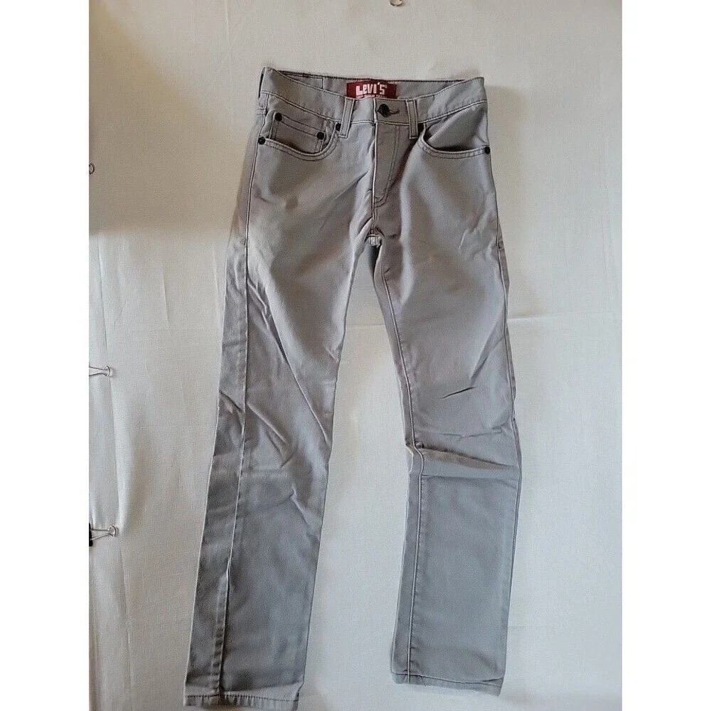 Levi's 510 Super Skinny Men's Jeans Size 14 Regular 27x27 Gray Denim
